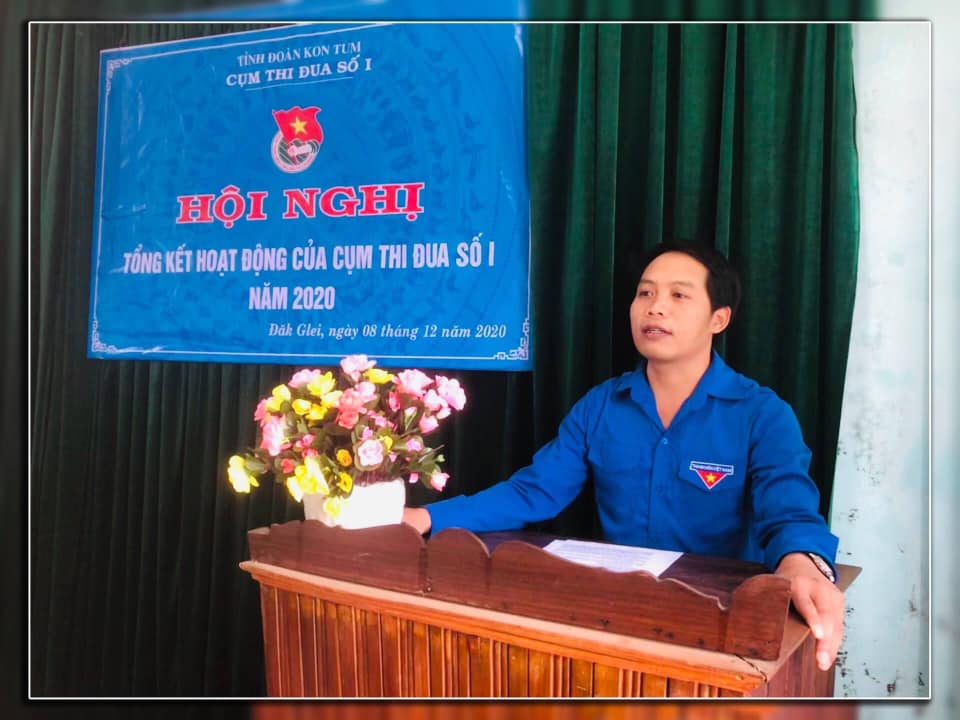 Dự và chỉ đạo tại Hội nghị có đồng chí A Xây, Phó Bí thư Tỉnh đoàn - Chủ tịch Hội LHTN Việt Nam tỉnh Kon Tum.